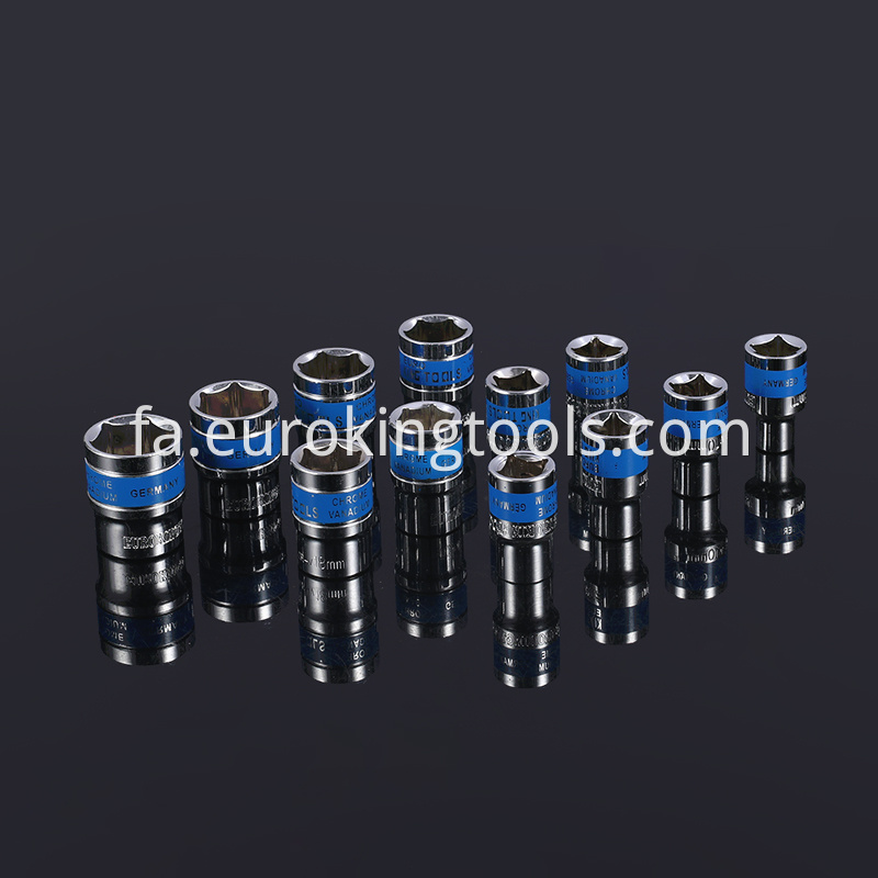 17PCS 1/2" Dr. Metric Hand Socket Set